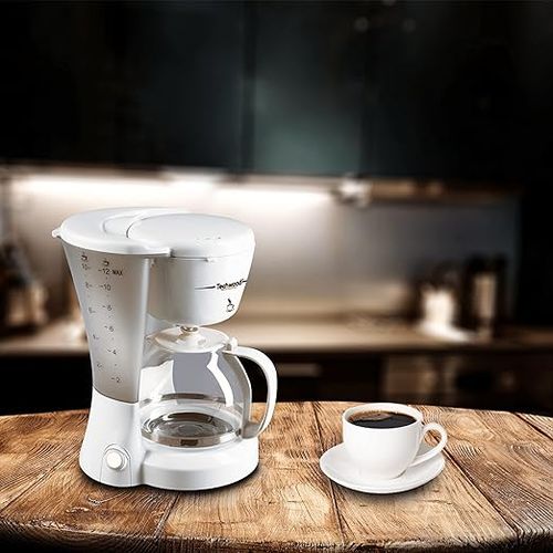 Techwood Cafetière électrique - TCA-9121 - 10-12 Tasses - 1,2 L à