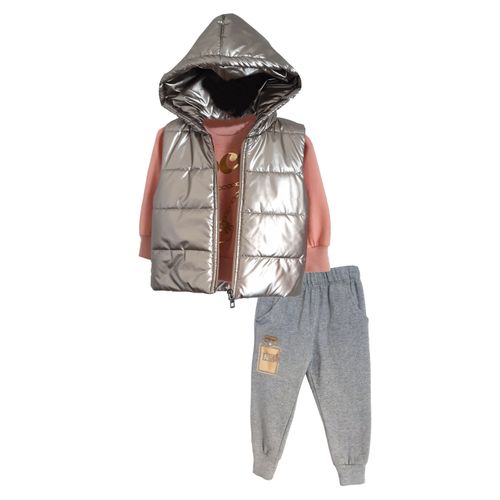 Generic Ensemble jogging fille - Saumon - Prix pas cher