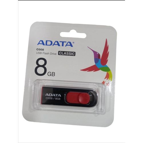 Slide  #1 Adata Flash Disque -8GO - USB2.0 - noir