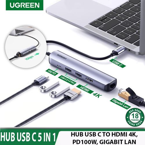 Adaptateur USB C 9-en-1  Charge rapide PD 100W en Tunisie