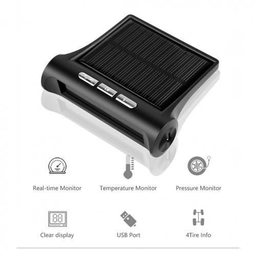 Système de surveillance de la pression des pneus d USB Système de  surveillance de la pression des pneumatiques de pneumatique de la cigarette  Port Système de sécurité automobile Systèmes de pression d 