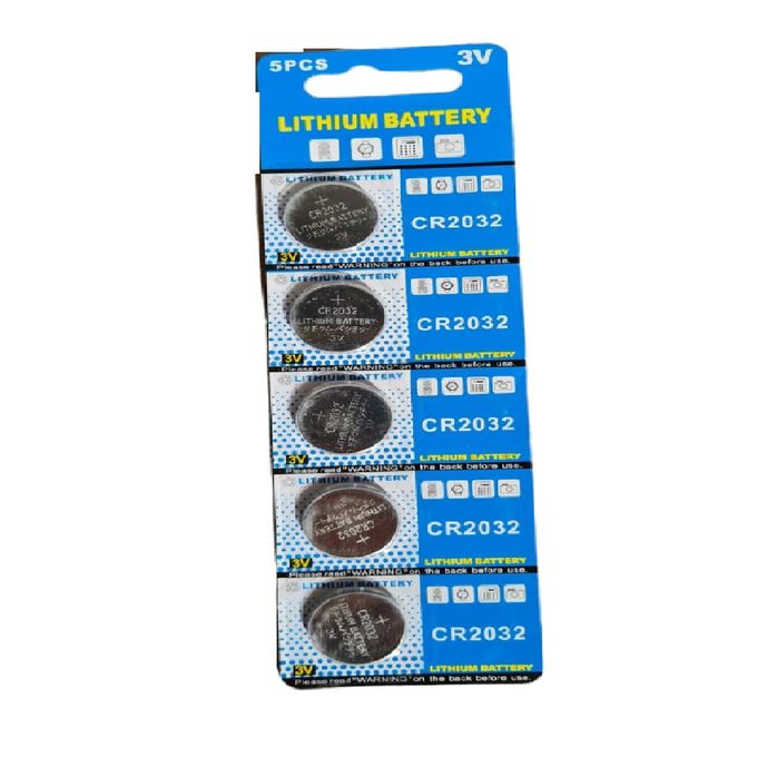 lot de 12 piles bouton au lithium CR2032, 3 volts, Shell - PEARL