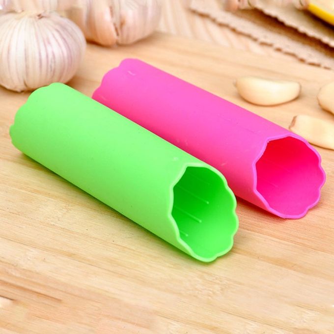 Éplucheur d'ail en Silicone,2 pièceSilicone ail Fournitures