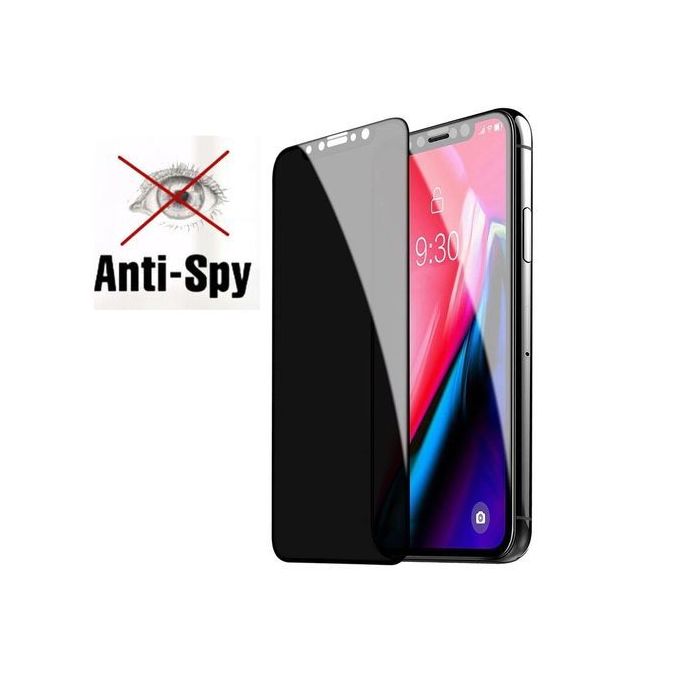 Generic Protecteur d'écran en Céramic Fumee Anti Espion pour iPhone 11 PRO  et XS à prix pas cher