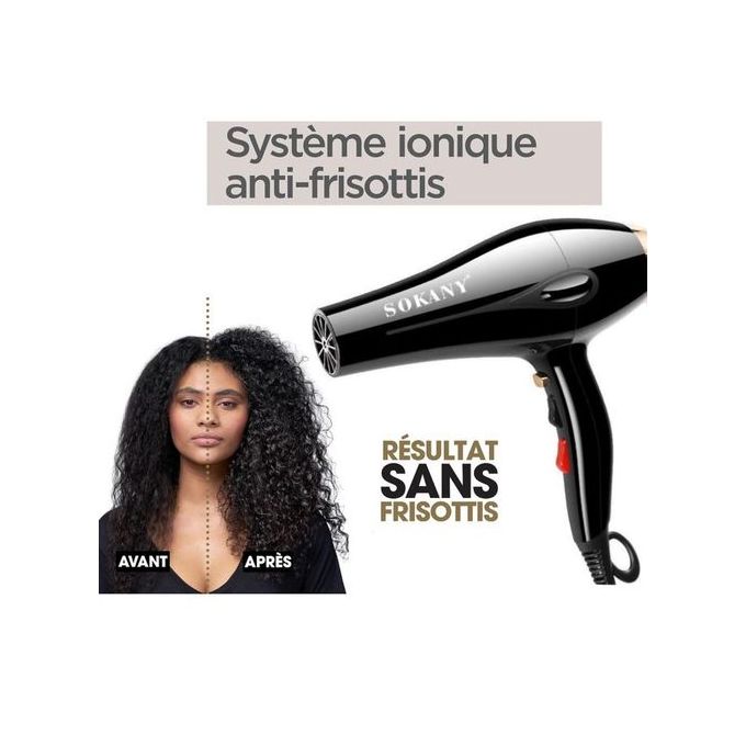 Slide  #3 Sokany Sèche-cheveux PRO avec concentrateur & diffuseur 2600W - SK-2213 - garantie 1 an