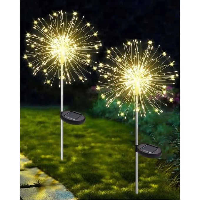 Feux d'Artifice Solaires, Lumières Solaires Extérieures, 150 Feux