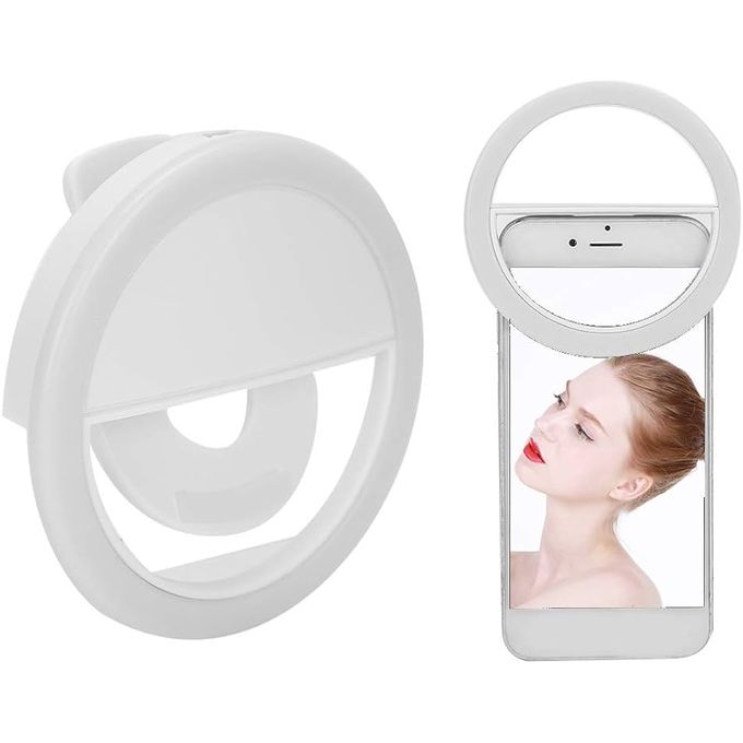 Slide  #3 Ring Led light Pour Selfie - Blanc