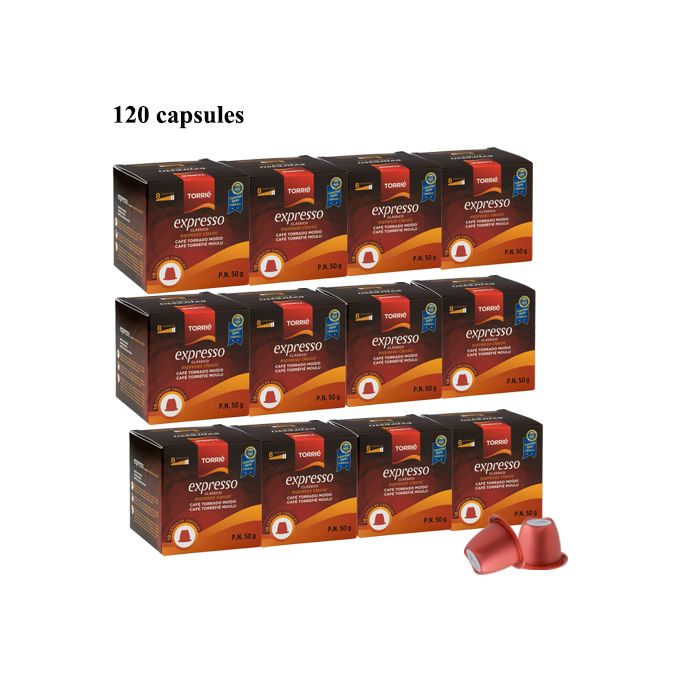 Torrie Pack de 120 capsules Expresso - Compatible Nespresso image 0