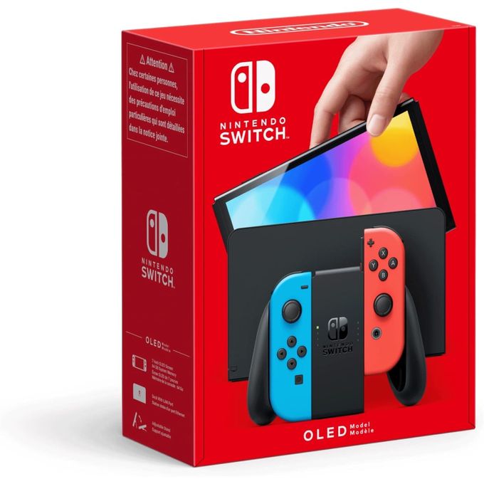 Nintendo Switch modèle OLED : Nouvelle version, Couleurs Intenses, Joy Con Néon image 0