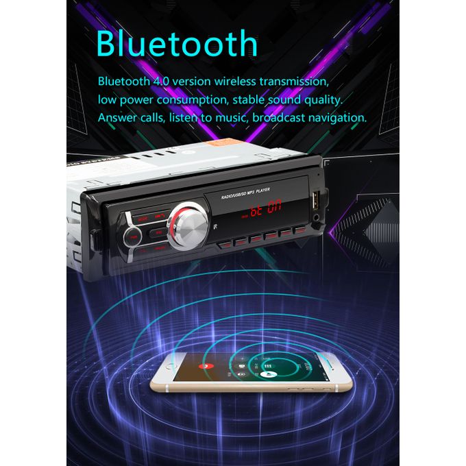 Slide  #2 Generic Poste Radio Voiture - USB SD Bluetooth FM - Avec Commande