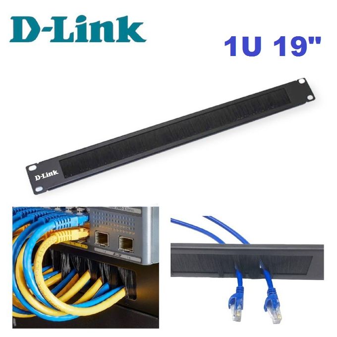 D-Link Guide cable Rackable - Barre de panneau de rangement de