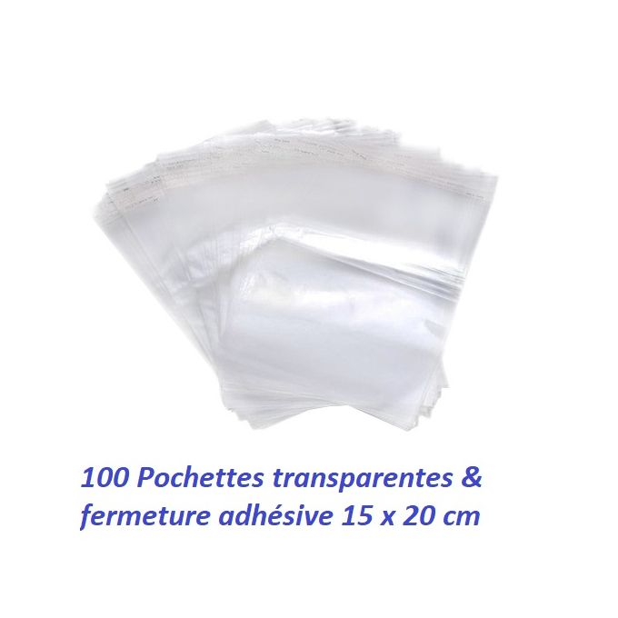 Emballage Services 100 Sachets Sous Vide 15x20 LISSE Alimentaire  colis/carton/scotch/fragile à prix pas cher