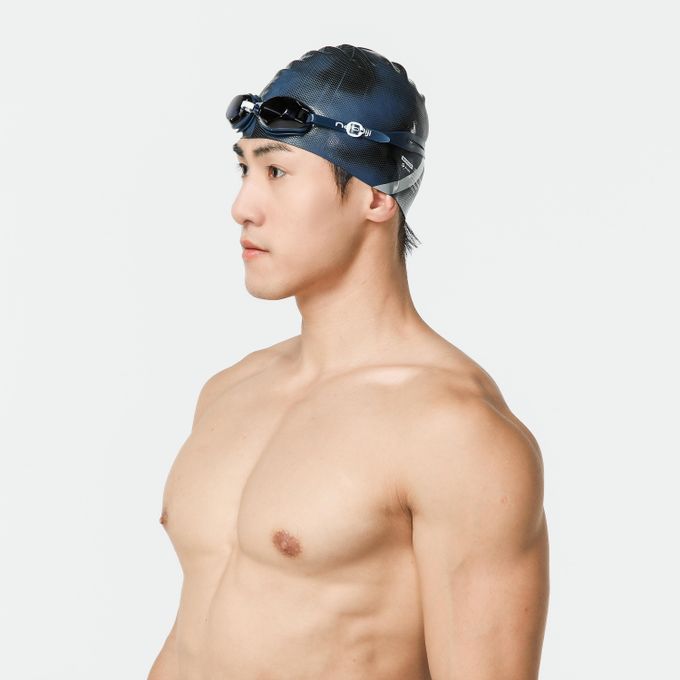 Bonnet de bain noir adulte taille S - Nabaiji