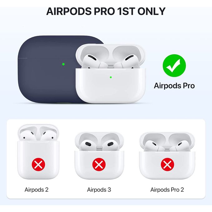Slide  #2 Étui de protection Compatible avec Apple AirPods Pro, Inkax T03, Hoco EW04 Plus - Blue