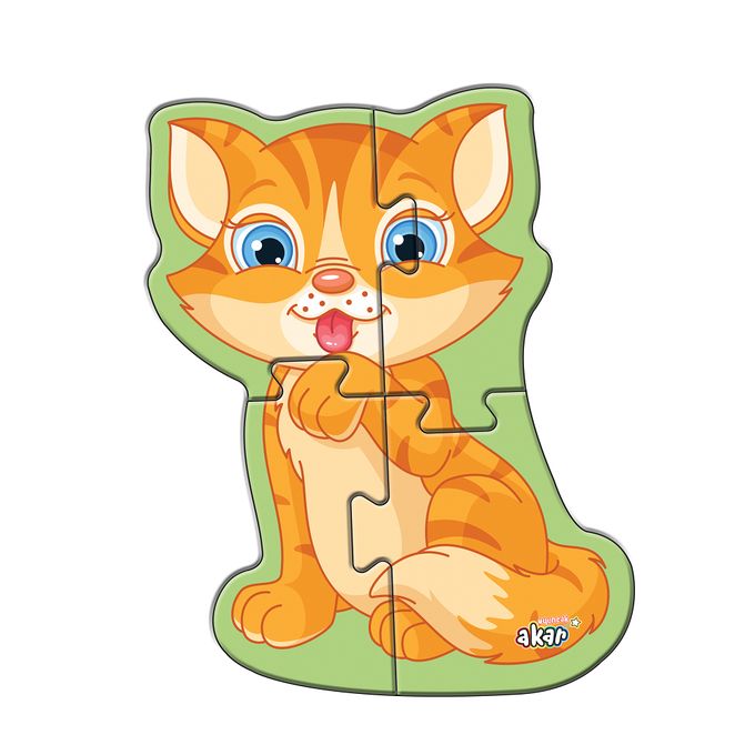 JAGU Baby Puzzle Chat-Interactif-multilingue 20*15 Cm à prix pas cher