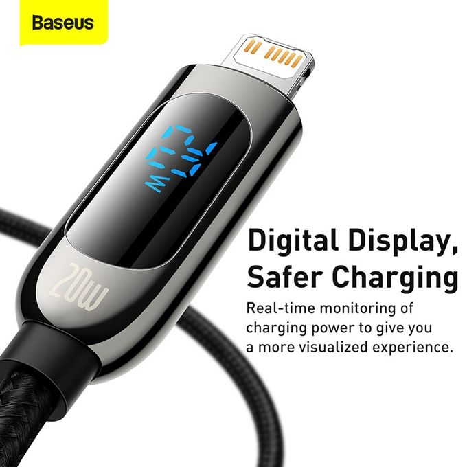 Baseus C Câble Usb Pour Iphone 12 Pro Max Pd 20w Charge Rapide