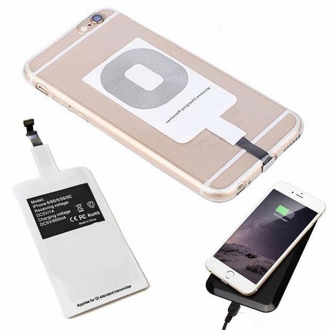 Chargeurs,Récepteur chargeur sans fil pour iPhone 7 6 6s Plus 5 s