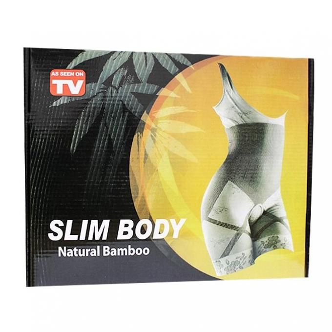 Slide  #1 Slim Body Natural Bamboo - gris - taille standard - Pour Femme