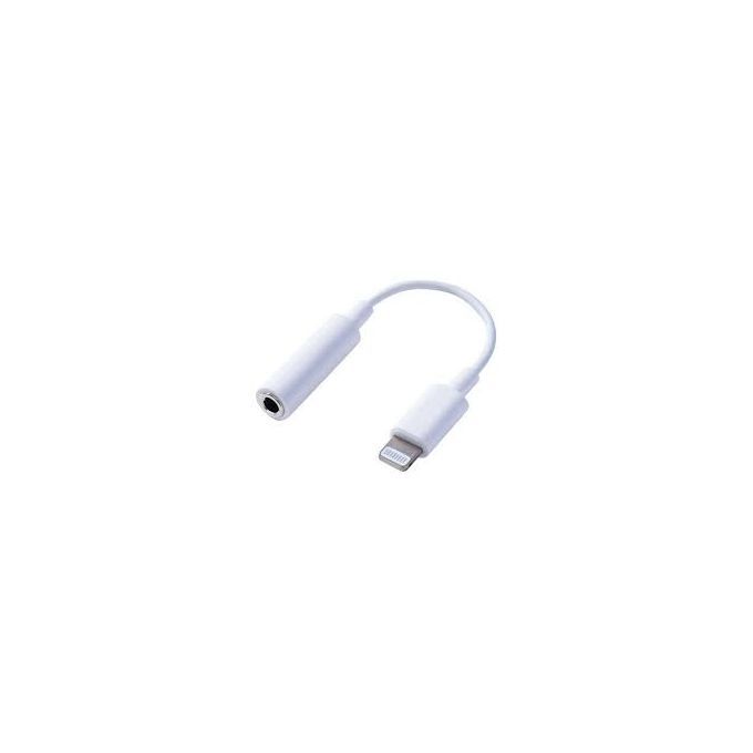 Foneng Adaptateur Jack - Compatible avec iPhone - blanc - 3.5 mm à prix pas  cher