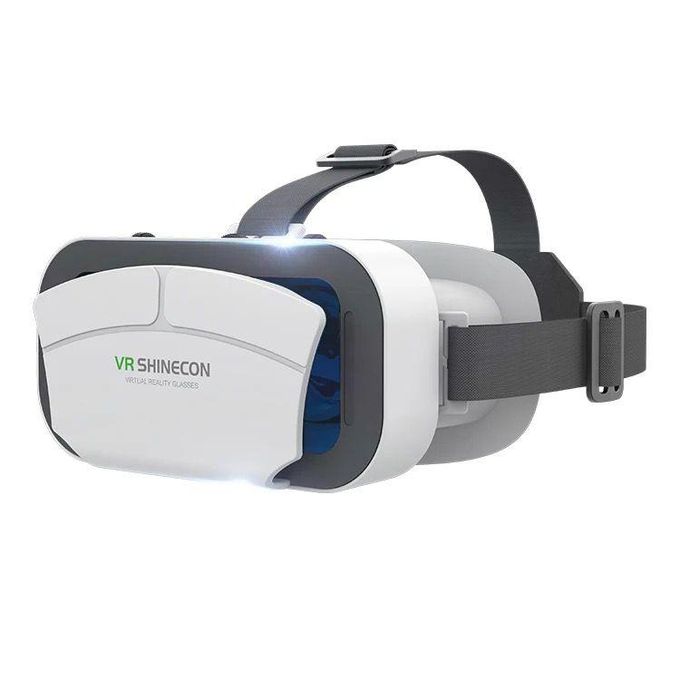 VR SHINECON Casque de réalité virtuelle clair pour jeux VR et film 3D - Lunettes de protection VR pour téléphone de 4,5 à 7,0 pouces image 0