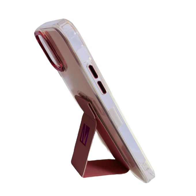 Ipefet coque pour iphone 11 avec support- Étui transparente avec Sangle de préhension-case ultra fin image 0