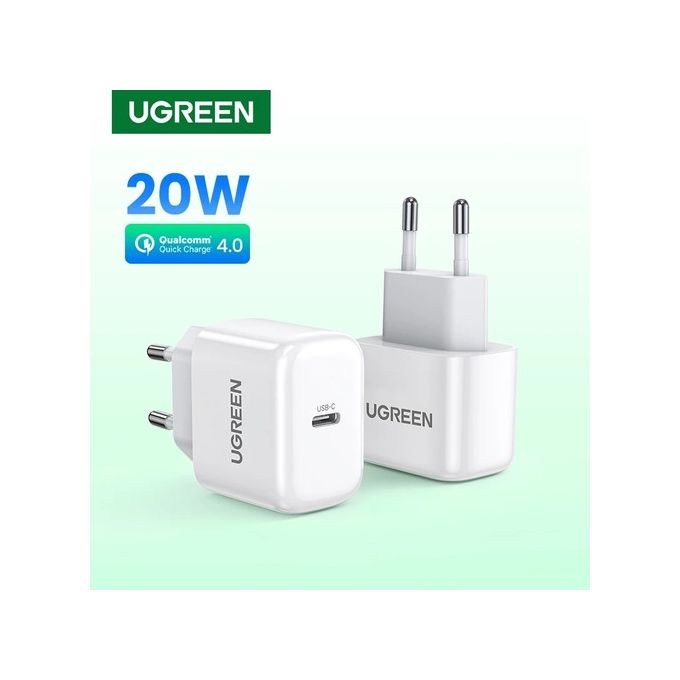 Ugreen Chargeur USB-C 10220 20W Blanc