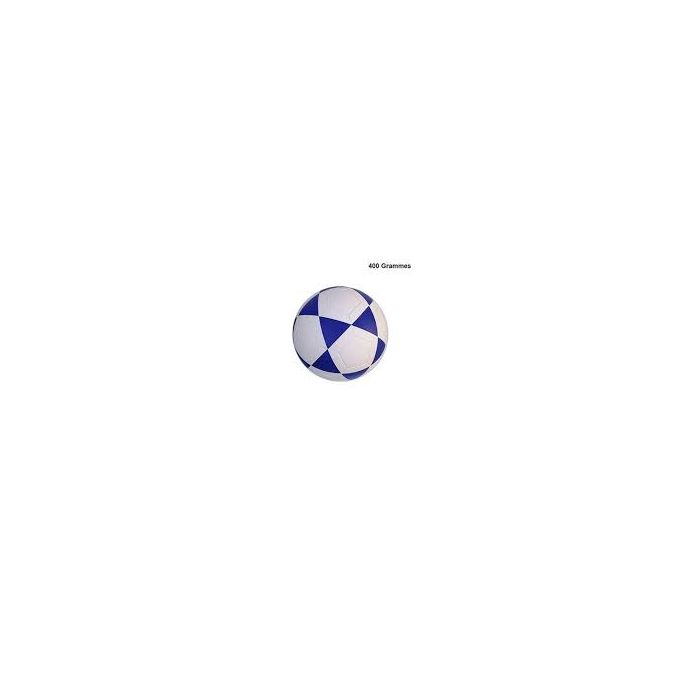 Ballon de Foot - 400 grammes - Blanc & Bleu image 0