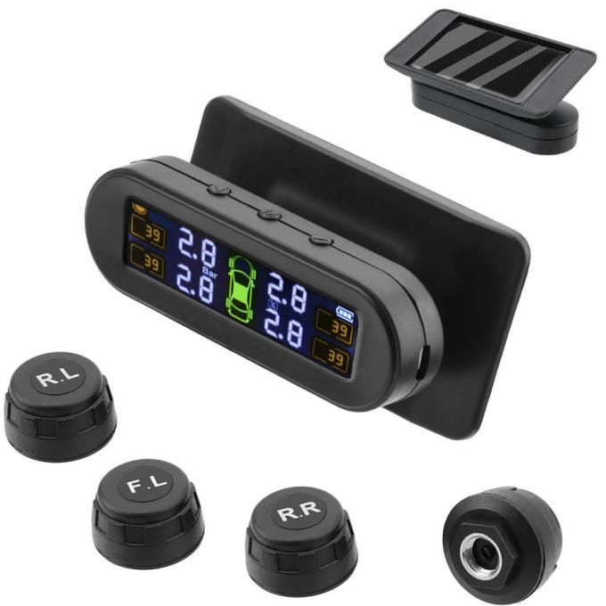 LEEPEE TPMS Système de surveillance la pression des pneus de voiture - Noir  à prix pas cher