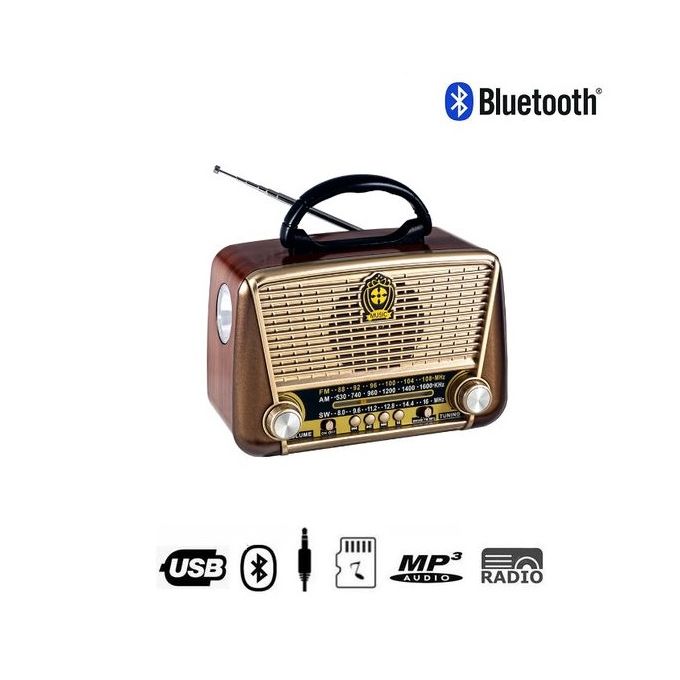 Radio style antique vintage - Avec speaker Bluetooth image 0