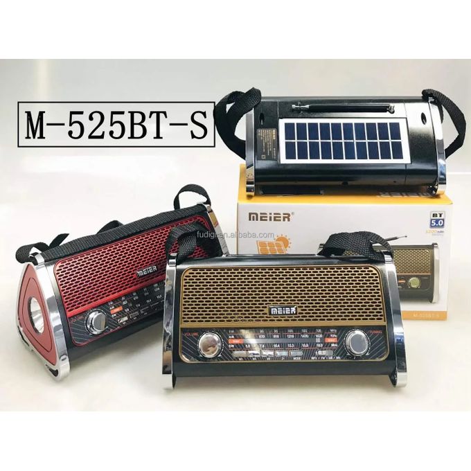 Meier Radio Bluetooth Rechargeable - M-525BT- Marron image 0