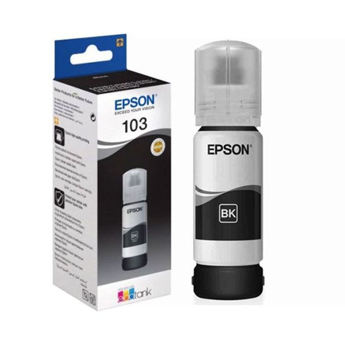 Bouteille D'encre EPSON ECOTANK 103 Black Originale