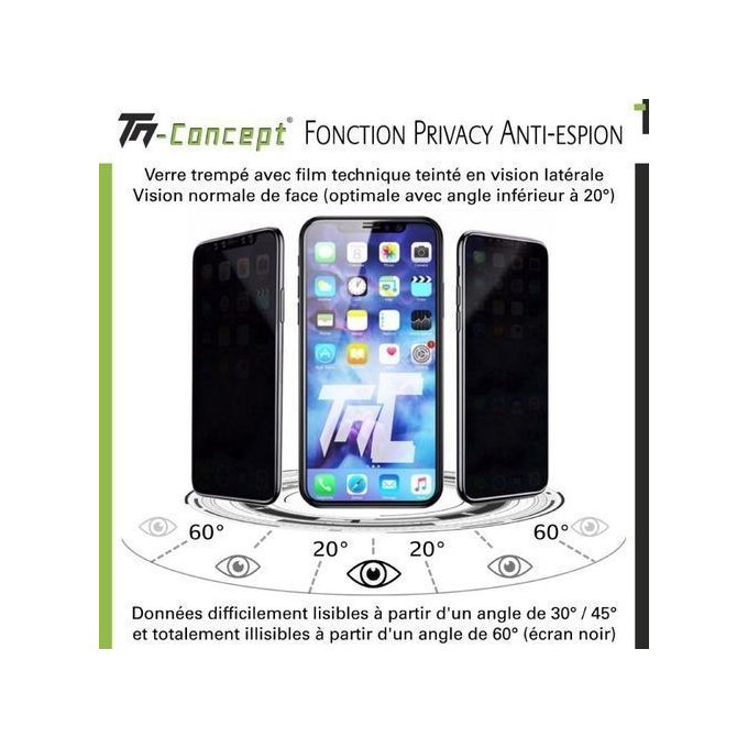 Film De Protection fumé Privacy iPhone 14