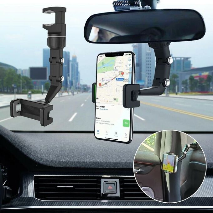 Support de téléphone pour rétroviseur de voiture - Support de téléphone  portable 