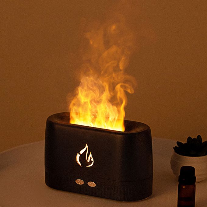 Generic Diffuseur d'huiles essentielles USB, flamme de simulation, parfum  apaisant à prix pas cher