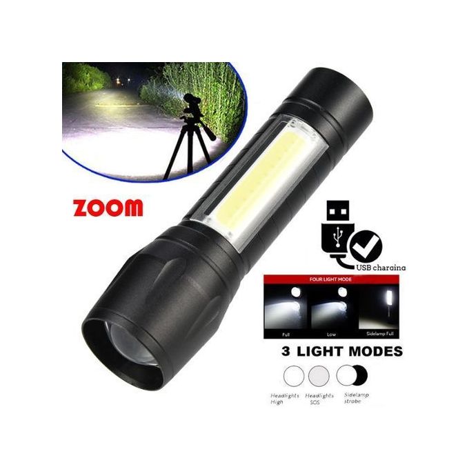 1 torche et 1 mini torche, lampe torche étanche super lumineuse LED, mini  torche portable, zoom rétractable, adaptée pour le A776 - Cdiscount  Bricolage