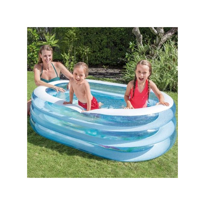 Intex Piscine Gonflable 57482NP Ovale 163 X 107 X 46 Cm image 0