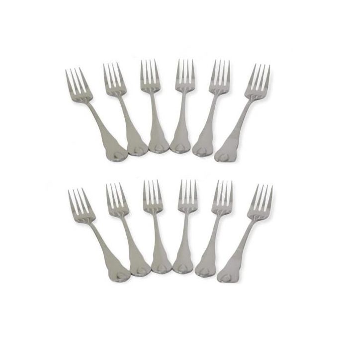 Lot de 12 Fourchettes de table - Inox image 0