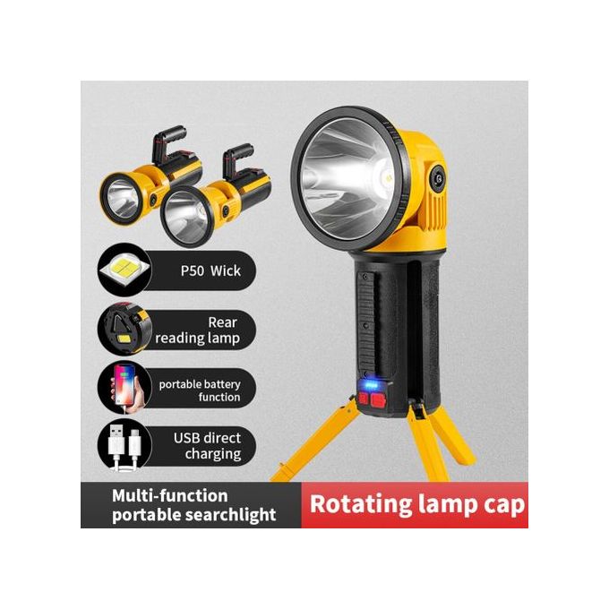 Mini lampe torche LED 6W puissante, rechargeable et multifonction -  ®