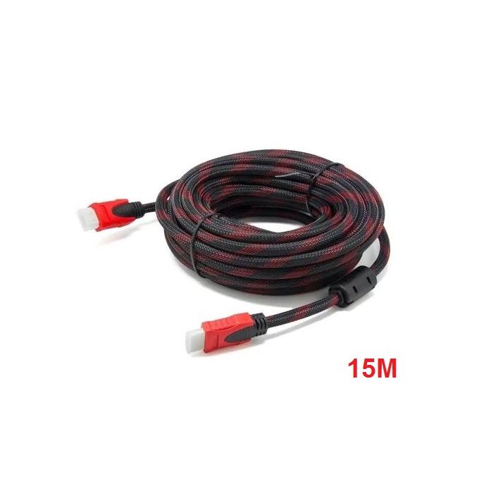 Sans Marque PACK 2 Câble Hdmi - Noir - Blindé -1.5 Mètres à prix pas cher