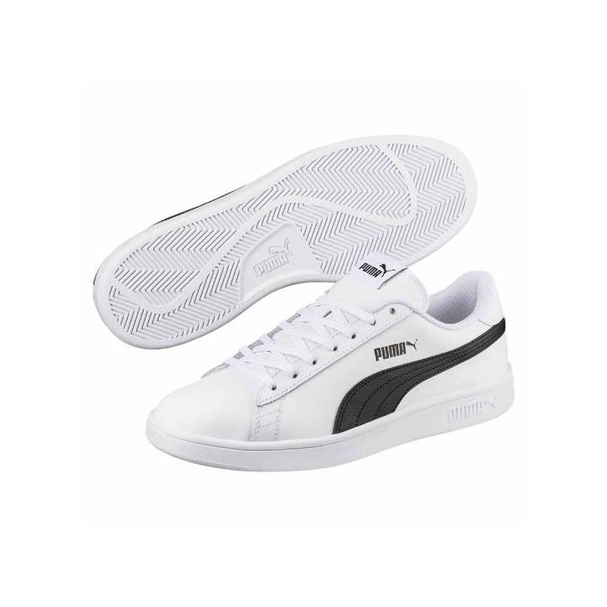 werknemer meisje Reflectie Puma Baskets Smash V - Blanc à prix pas cher | Jumia Tunisie