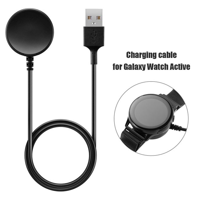 Genuine Chargeur Magnétique Compatible avec Samsung Galaxy Watch Active à  prix pas cher