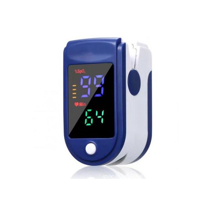 Moniteur d'oxygène sanguin à oxymètre de pouls de précision AB-80 (bleu)