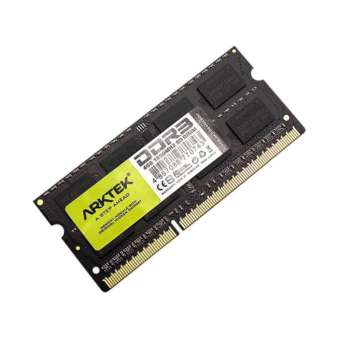 Arktek Barette Mémoire 4GB DDR3 1600 MHZ Pour PC Portable image 0