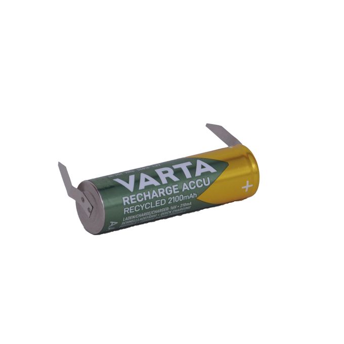 VARTA Pile Accu 1.2v - 2100mAh AA - avec cosses à souder - Its image 0