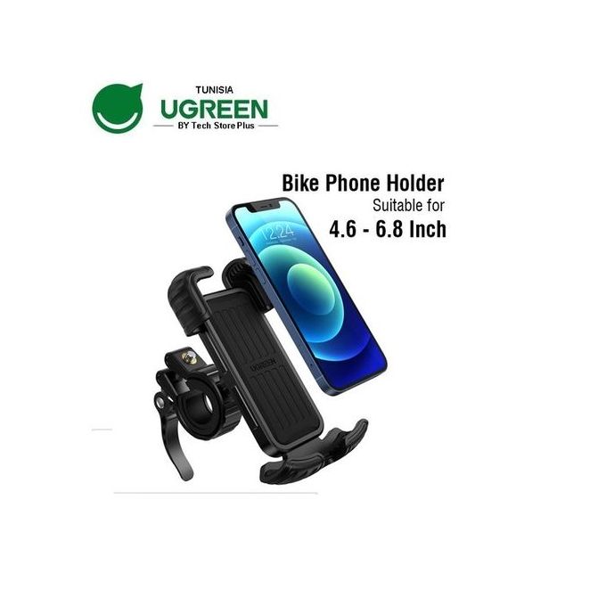 Ugreen support téléphone vélo universel pour vélo moto guidon noir