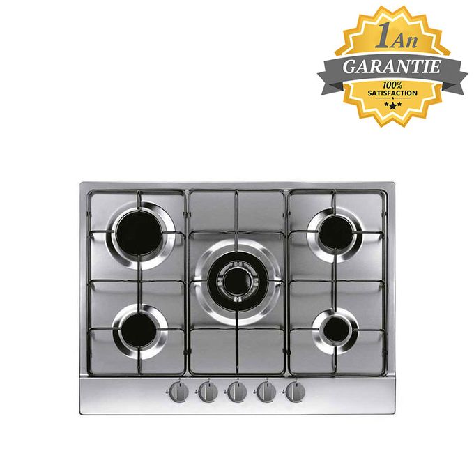 Plaque de Cuisson Encastrable ORIENT noir vitrée 5 feu 90 CM-OP 90VN -vente  en ligne-Tunisiatech