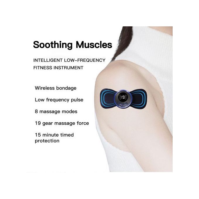 Slide  #5 Generic Masseur électrique de relaxation corporelle portable avec patchs, mini masseur