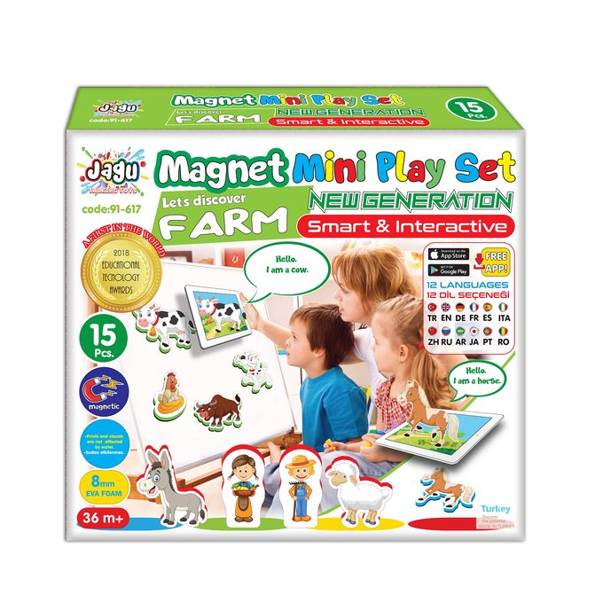 Jeu du marteau - set de 72 animaux de ferme en plastique - Educo E522805 -  Matériel éducatif