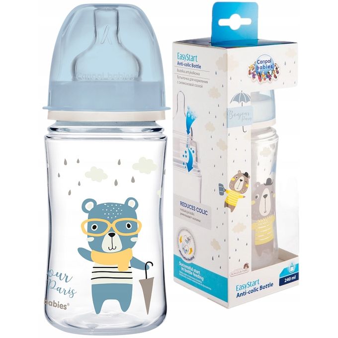 Biberon Nouveau-Né 240 ml pour alimenter bébé. Marque Canpol