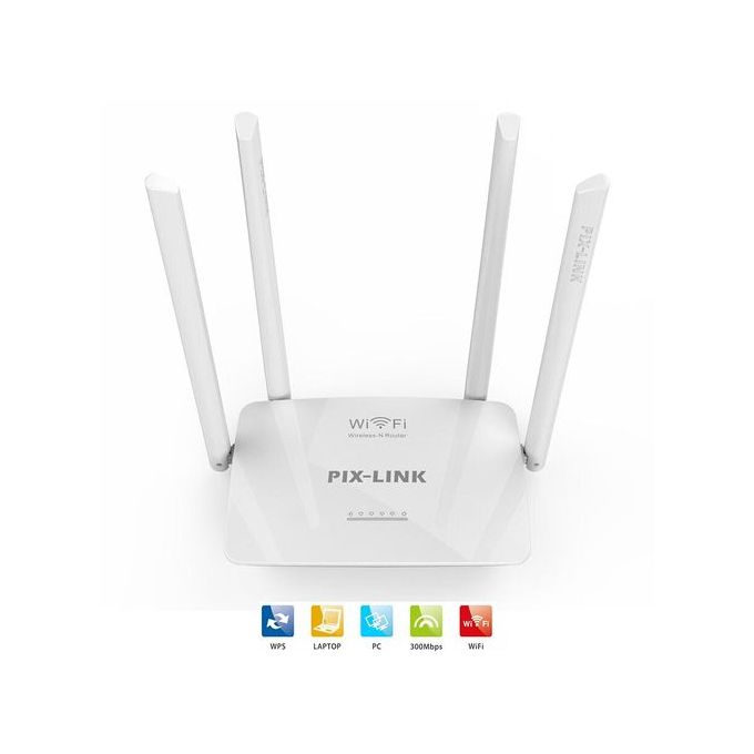 Routeur sans fil - Point d’Accès réseau - Répéteur Wifi - 4 Antennes